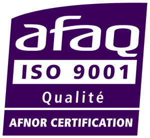 Certification ISO 9001 AFAQ certifiant la qualité des services des Transports Gauthier.